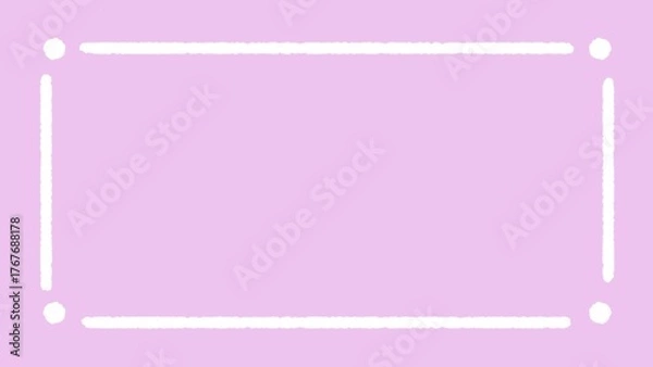 Fototapeta シンプルでかわいいフレーム