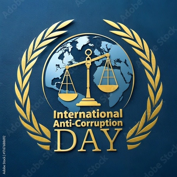 Obraz International Anti-Corruption Day, Anti-Corruption Awareness, Fight Corruption Campaign, Transparency and Integrity Day, Global Anti-Corruption Awareness