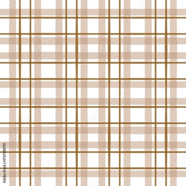 Fototapeta Gingham grid pattern seamless background art tablecloth 