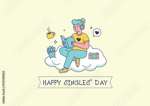 Obraz  happy single working women's day