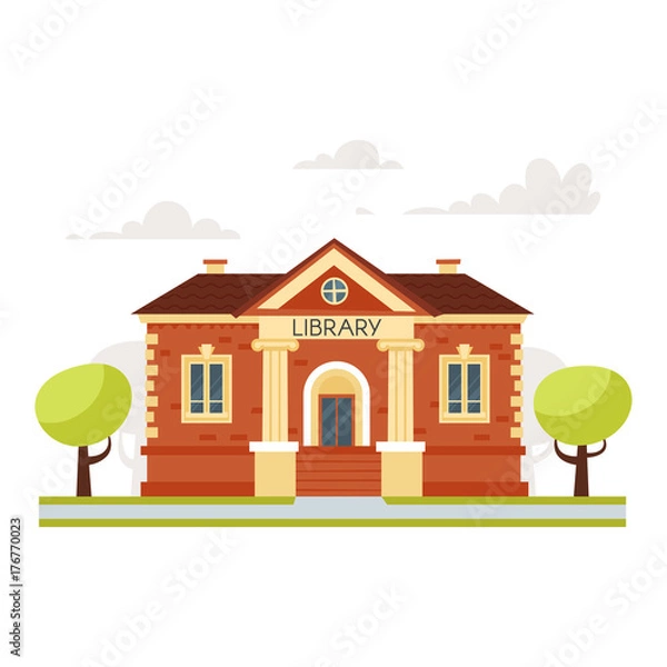 Obraz educational building library