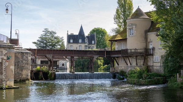 Fototapeta Moret-Loing-Orvanne