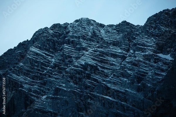 Obraz Snowy face texture