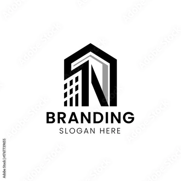 Obraz Elegant real estate logo template.