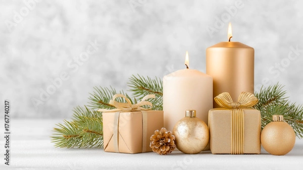 Obraz Christmas magical background