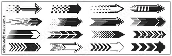 Fototapeta Racing stripes, checkered patterns and flag, motorsport tuning
