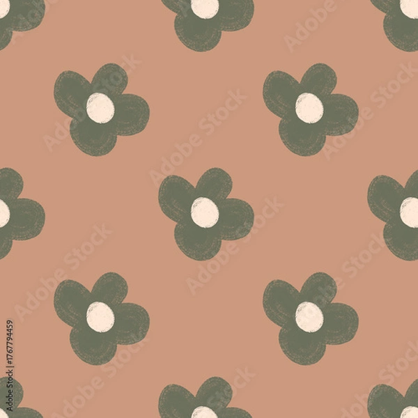 Obraz Boho florals seamless  patterns