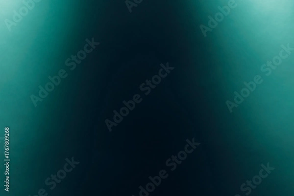Obraz 深みのあるターコイズグリーンのグラデーション背景