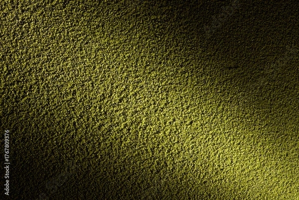 Obraz 光に照らされた黄金色のざらざらした土壁のテクスチャー