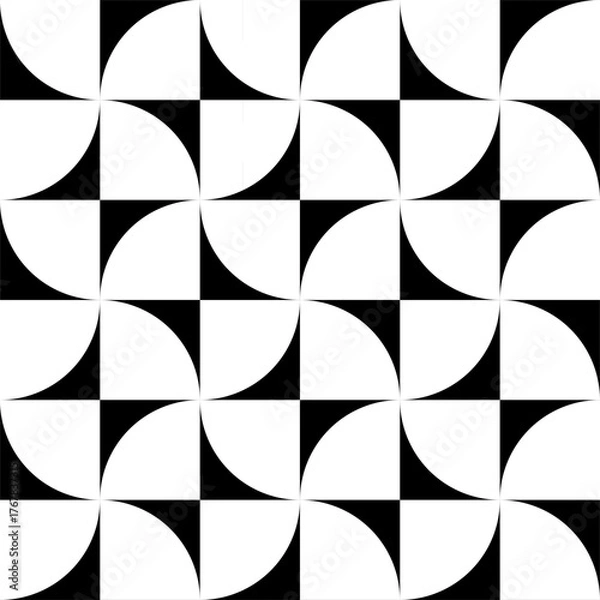 Obraz Seamless abstract geometric pattern.