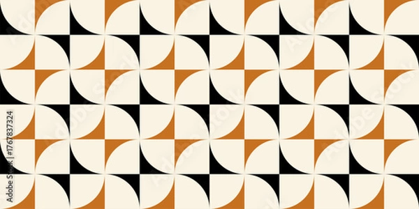 Obraz Seamless abstract geometric pattern. Vector Illustration.