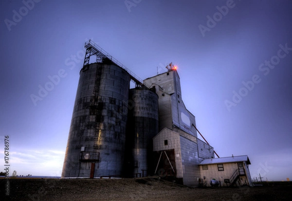 Fototapeta Grain Elevator Saskatchewan
