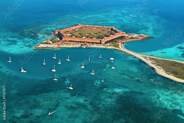 Obraz fort jefferson - park narodowy dry tortugas