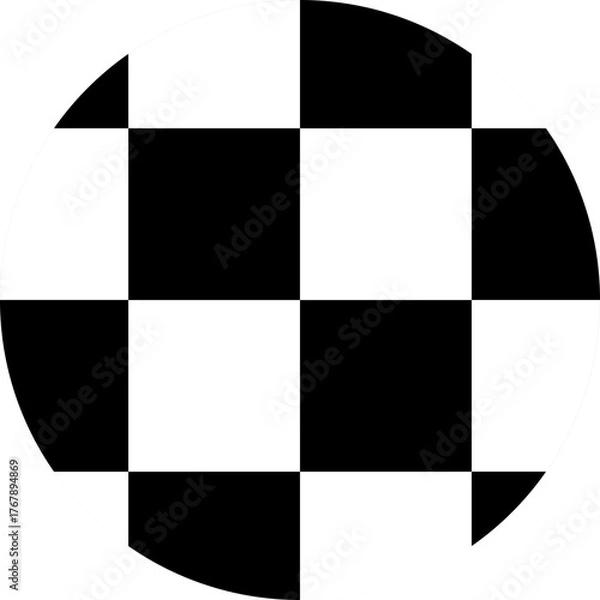 Fototapeta geometric pattern, nirmana design 2d minimalist, basic shape geometric pattern