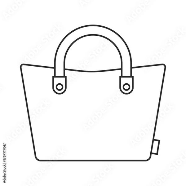 Fototapeta カバン、バッグ、旅行、洋服、ファッション、コーディネート、おしゃれ関連のイラスト