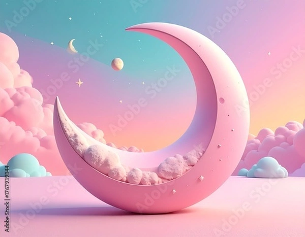 Obraz 幻想的な３Ｄ風背景画像