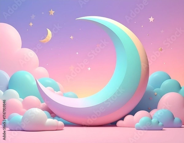 Obraz 幻想的な３Ｄ風背景画像