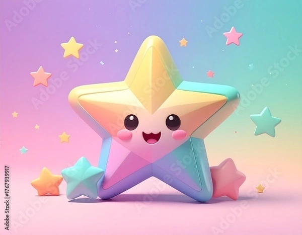 Obraz 幻想的な３Ｄ風背景画像