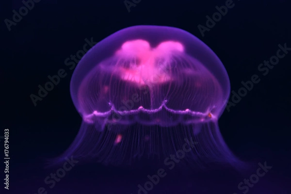 Obraz Jellyfish, blue background