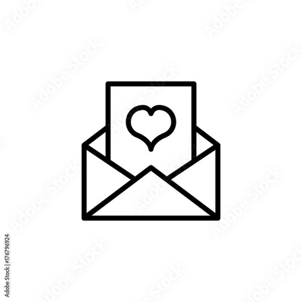 Fototapeta Wedding flat icon