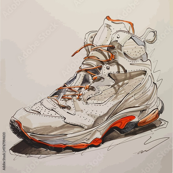 Obraz ice skates on the snow