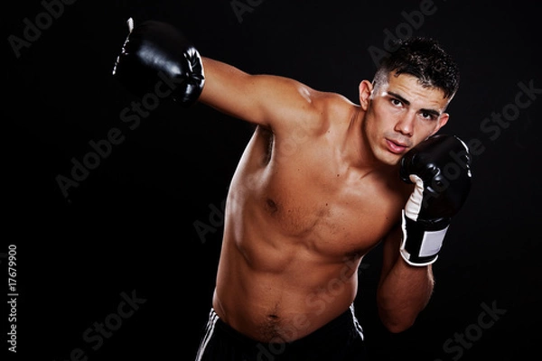 Obraz Hispanic boxer