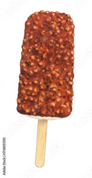 Obraz クランチアイスバーのイラスト