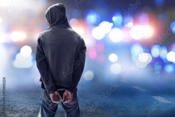 Obraz Haker w kajdankach