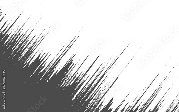 Fototapeta A gray textured background with horizontal lines and scattered dots on a white surface.black sketch frame texture. Distress Overlay Texture. Subtle grain texture Subtle halftone grunge urban texture 