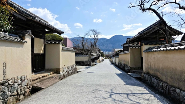 Obraz 備中松山城下の武家屋敷群
