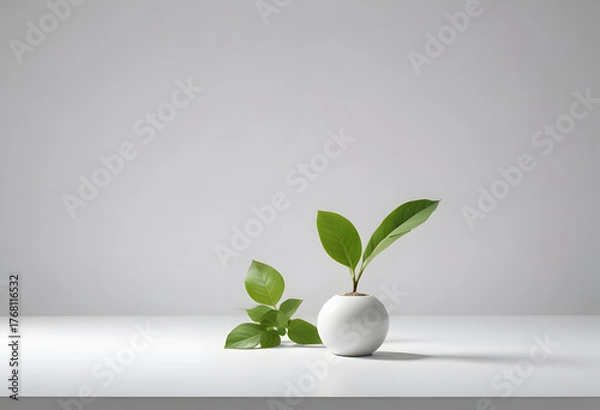 Fototapeta light bulb on green background