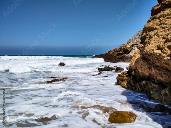 Fototapeta Atlantic Ocean coast. Cascais. Portugal.