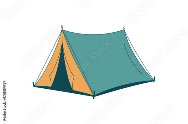 Obraz Camping Tent Icon Design  
