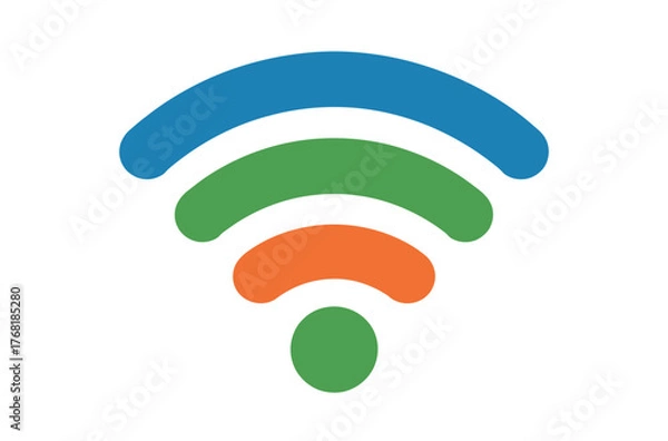 Obraz Network WiFi Illustration  