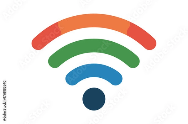 Obraz Modern WiFi Logo Design  