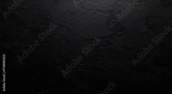Fototapeta Dark Textured Surface with Subtle Cracks and Shadows