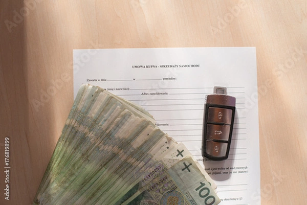 Obraz kupno/sprzedaż samochodu