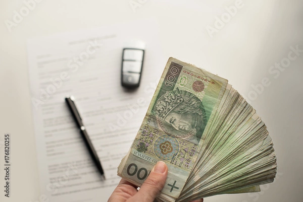 Obraz kupno samochodu