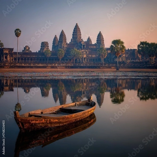 Obraz AncientTempleReflection