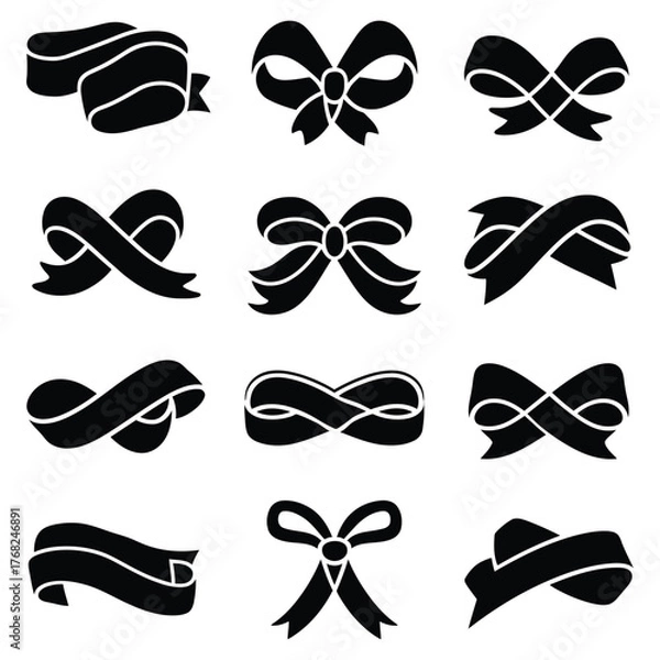 Obraz vintage ribbon vector design