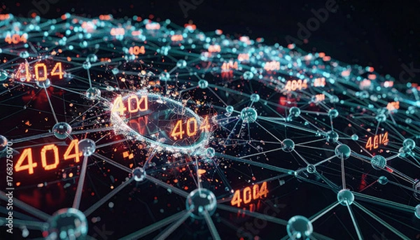 Obraz 複数ノードの破損：データネットワークの連鎖的障害