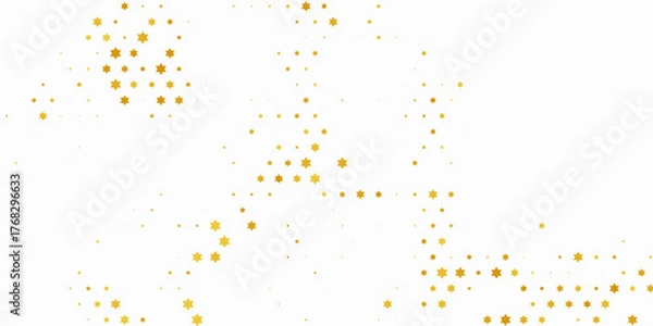 Fototapeta Blue glowing hexagon background. Abstract hexagonal grid gradient texture. Navy honeycomb pattern backdrop. Vector modern business, science, healthcare, medicine, technology, presentation wallpaper