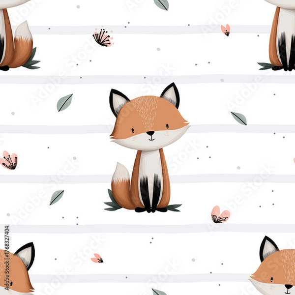 Fototapeta seamless pattern 