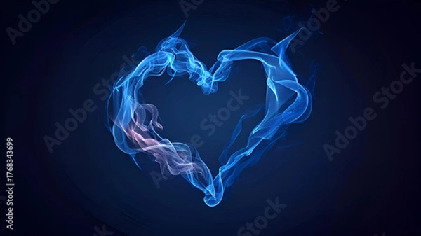 Obraz heart shape in the sky