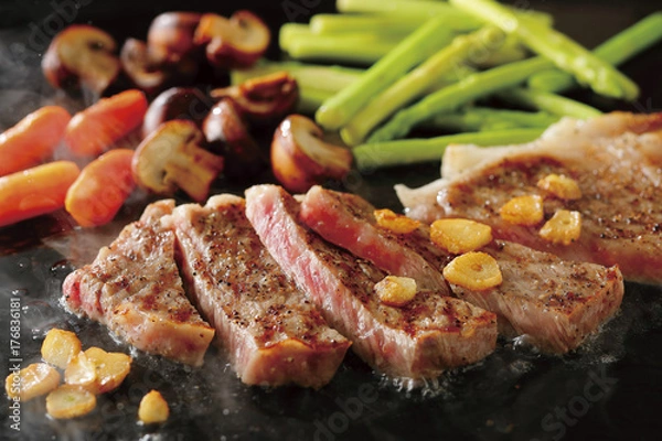 Obraz サーロインステーキ3