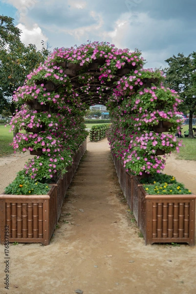 Obraz Jeonju Flower Passageway