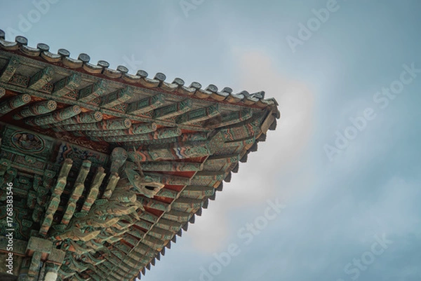 Obraz Eaves of a Hanok
