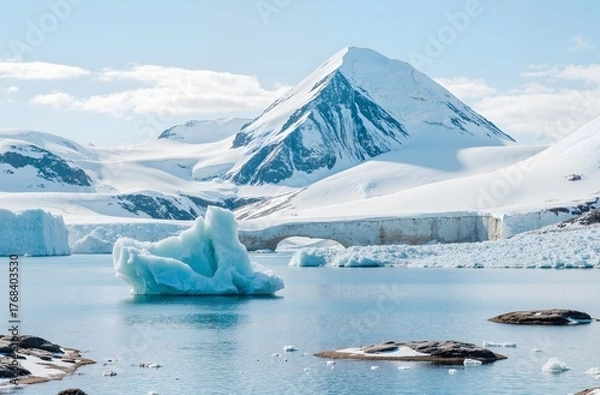 Obraz iceberg in antarctica