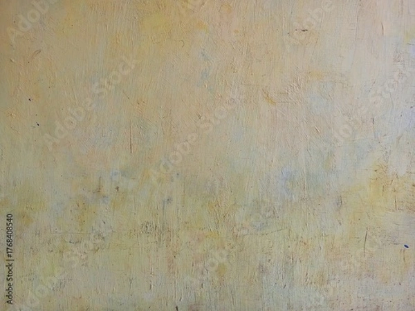 Fototapeta Subtle Yellow Beige Grunge Wall Texture Background