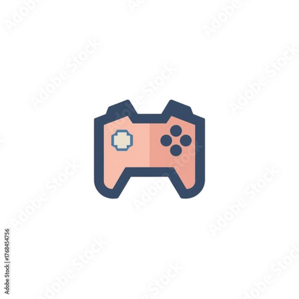Fototapeta game controller joystick icon 